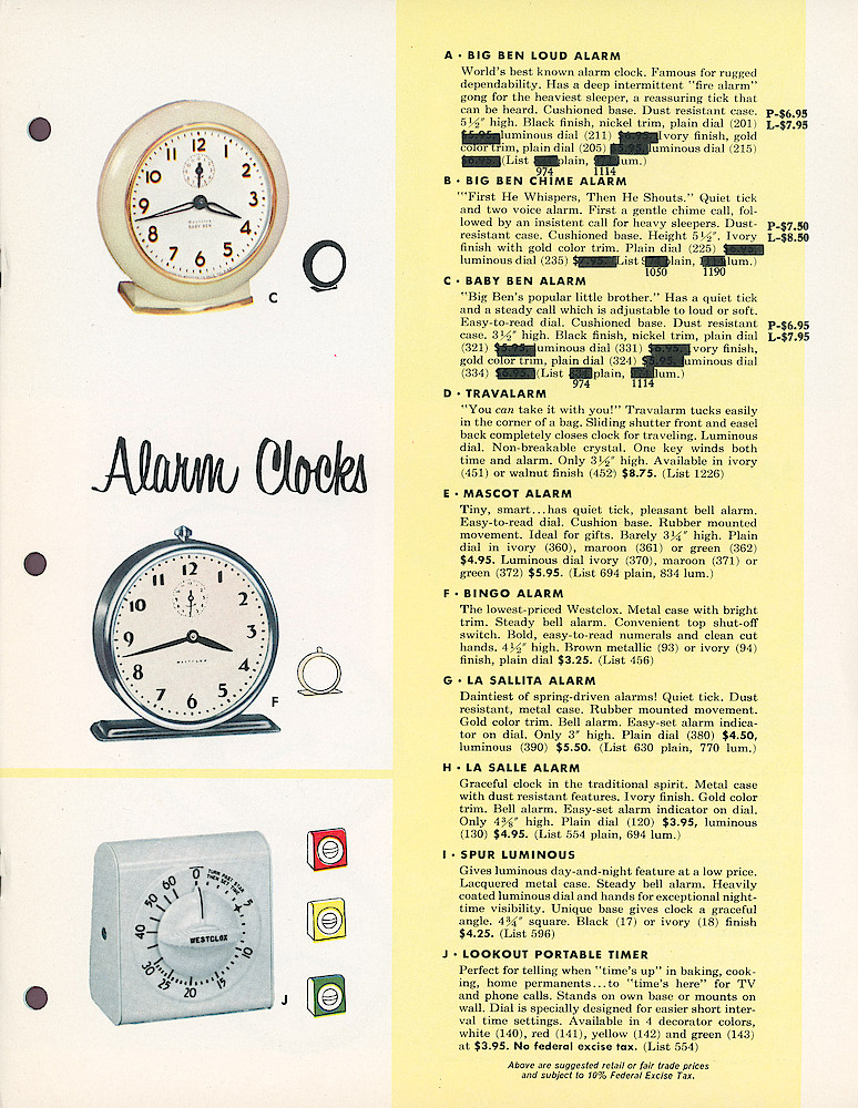 1955 Westclox Catalog > 5