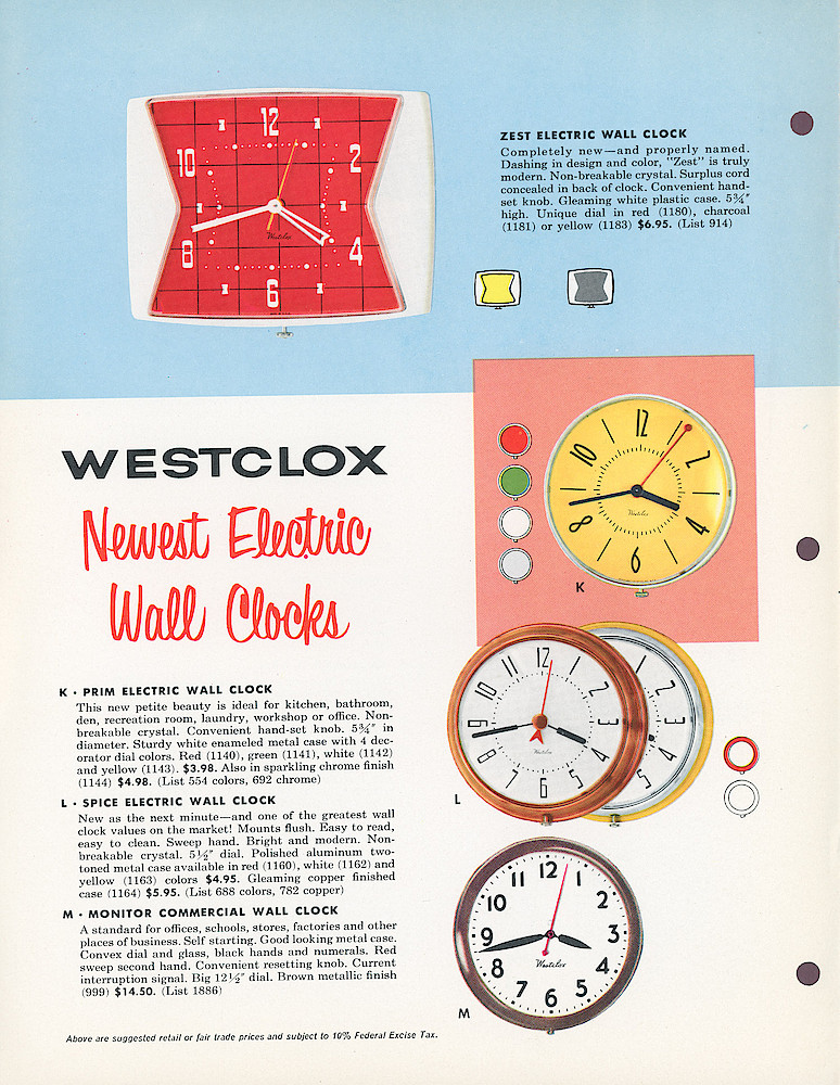 1955 Westclox Catalog > 6