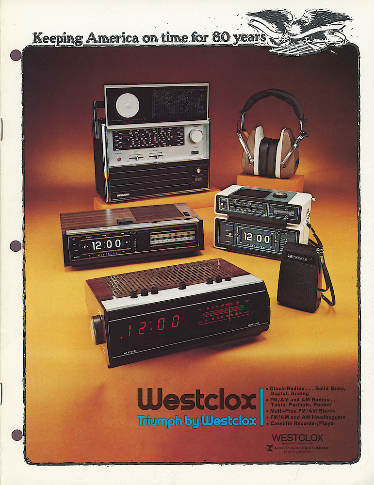 1976 - 77 Westclox Clock Radios and Radios > 1