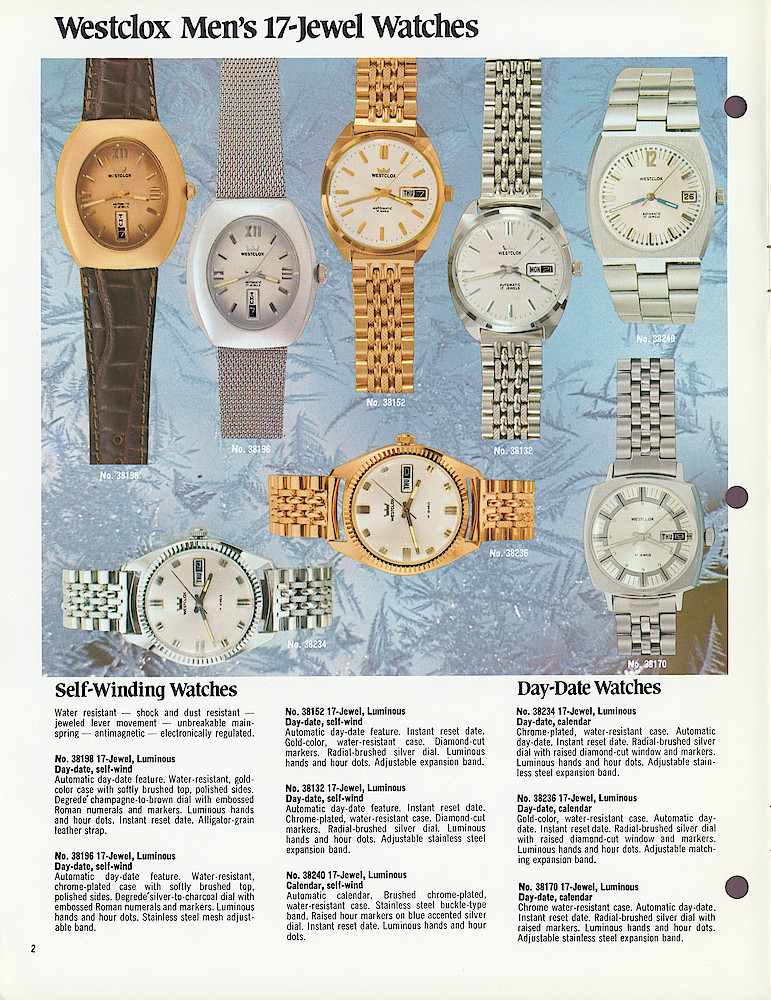 Westclox 17-Jewel Wristwatches, 1976 - 1977 > 2