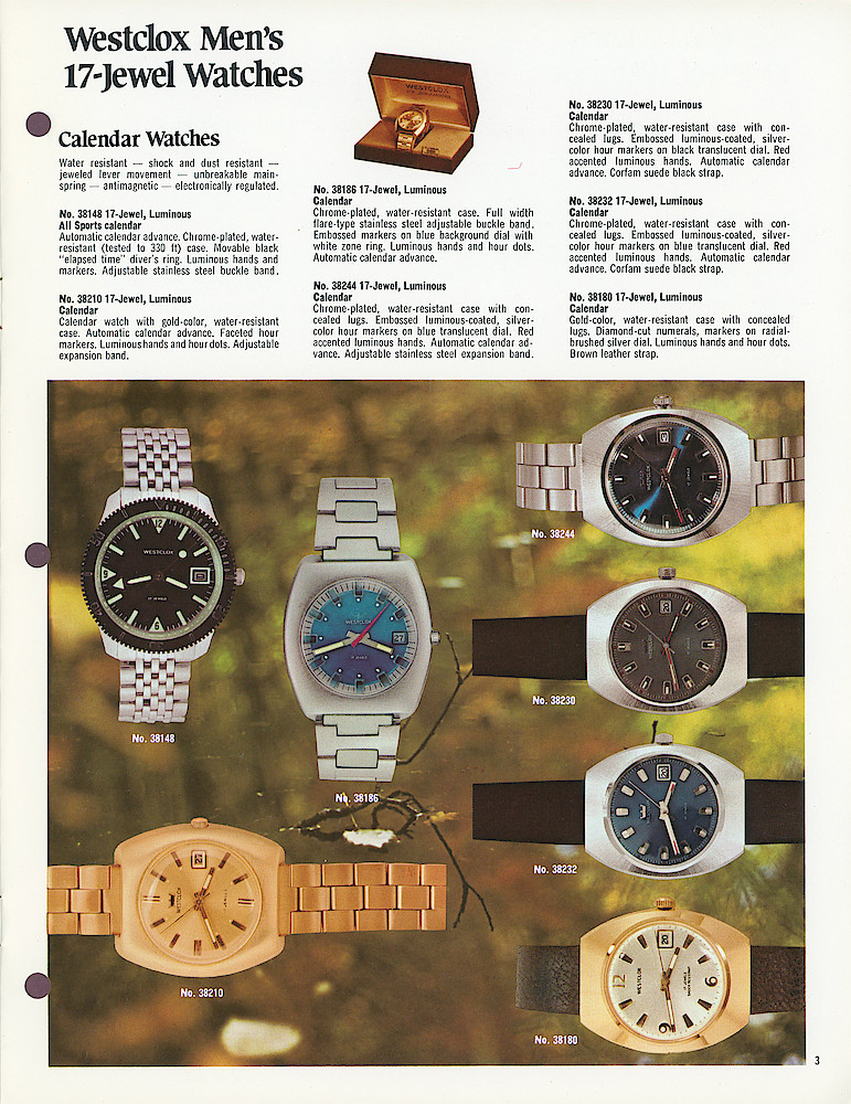 Westclox 17-Jewel Wristwatches, 1976 - 1977 > 3