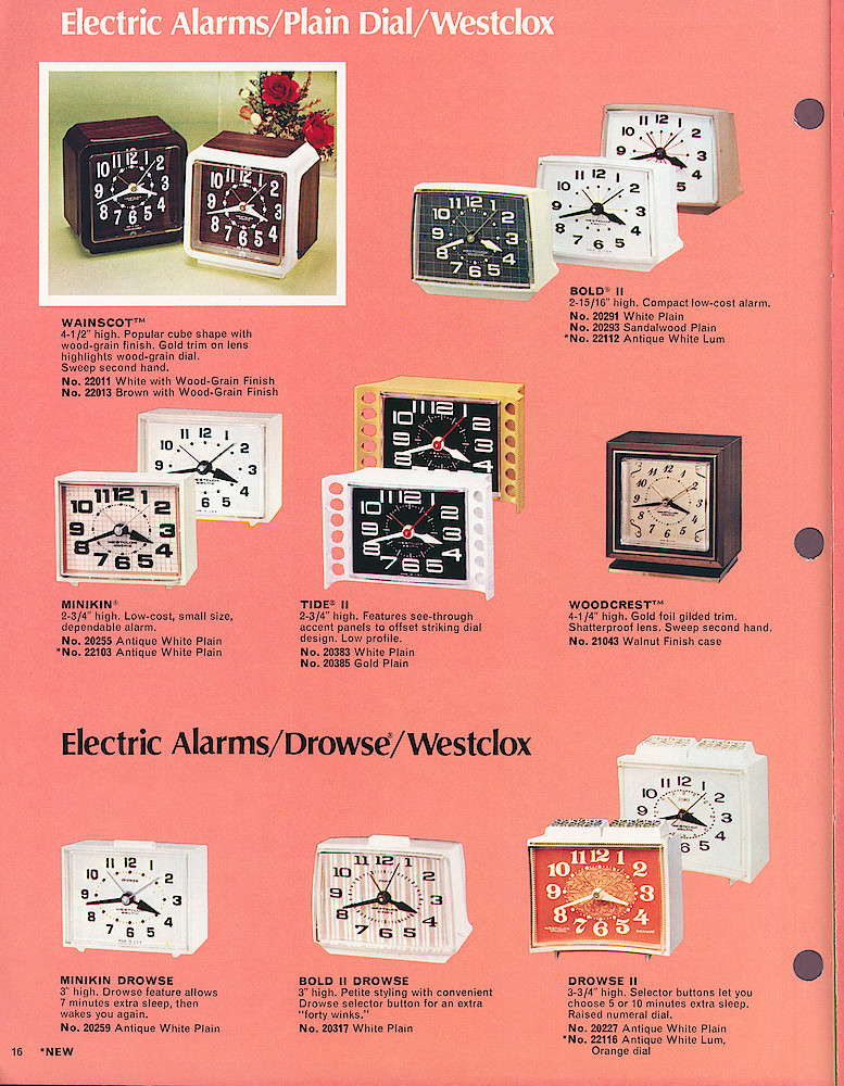 Westclox 1976 - 77 Catalog > 16