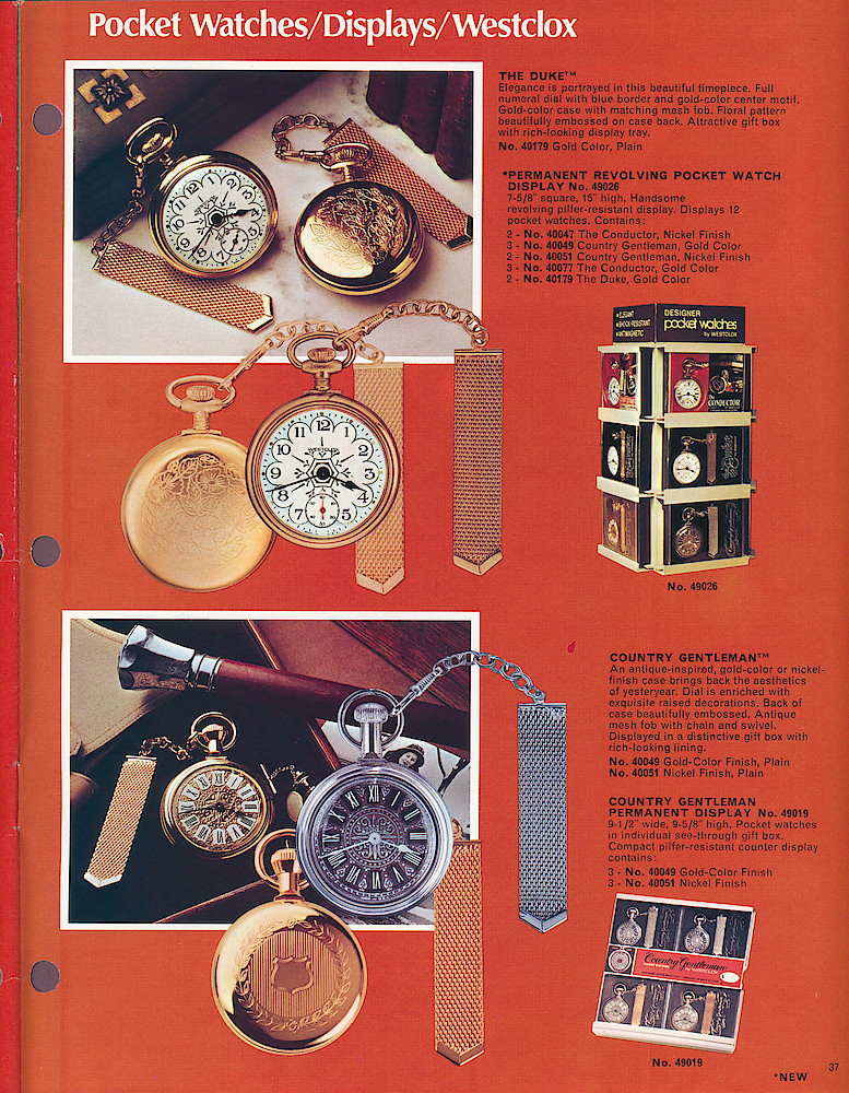 Westclox 1976 - 77 Catalog > 37