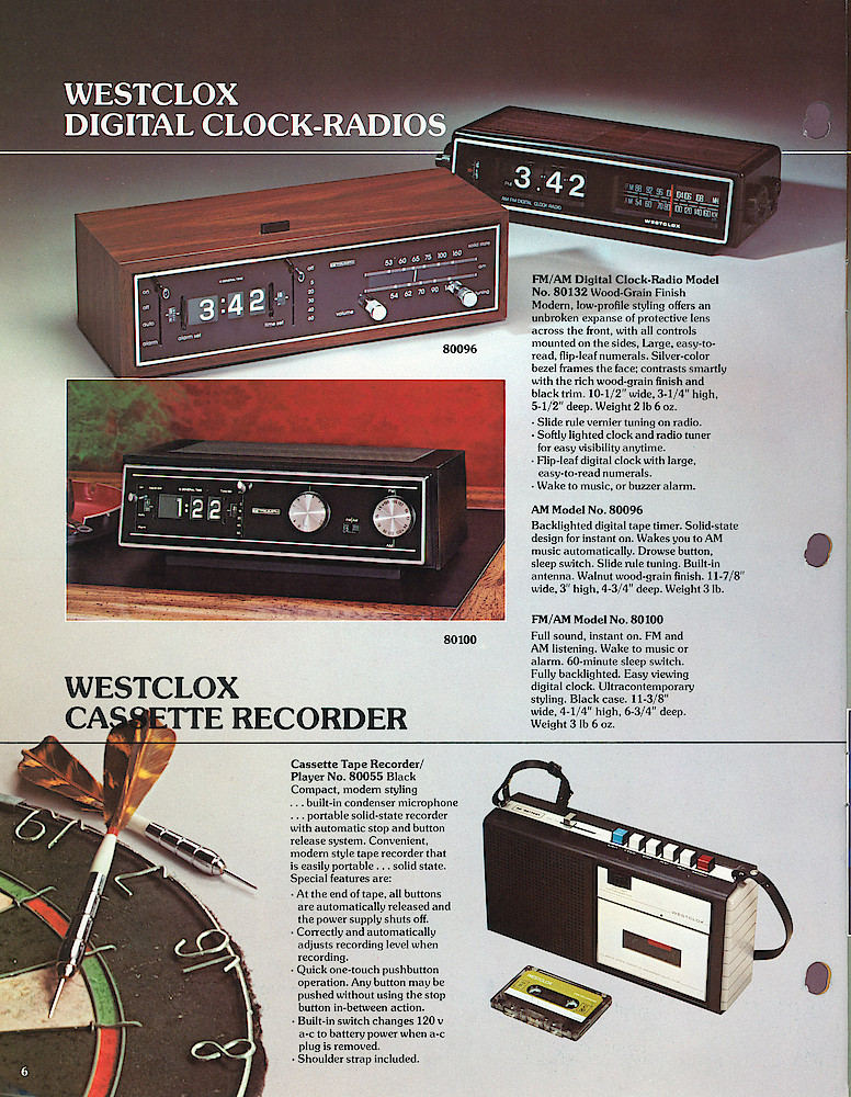 1977 - 78 Westclox Clock Radios and Radios > 6