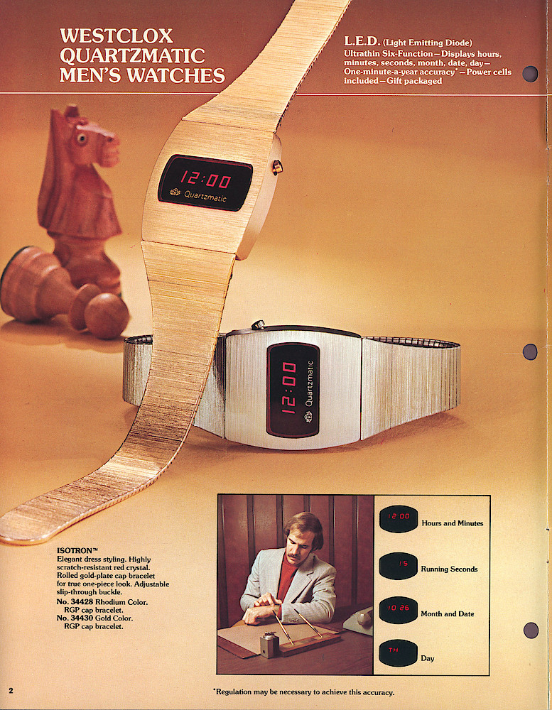 Westclox 1977 - 78 Watch Catalog, Quartzmatic and 17-Jewel > 2