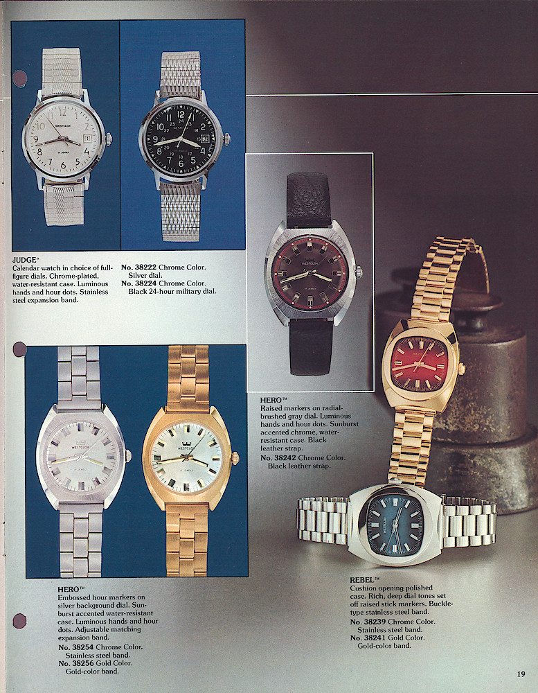 Westclox 1977 - 78 Watch Catalog, Quartzmatic and 17-Jewel > 19