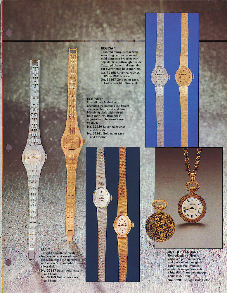 Westclox 1977 - 78 Watch Catalog, Quartzmatic and 17-Jewel > 21