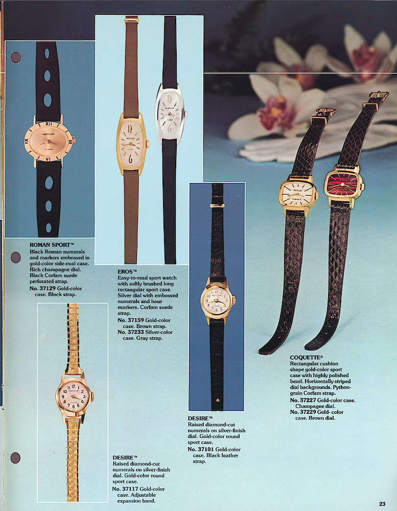 Westclox 1977 - 78 Watch Catalog, Quartzmatic and 17-Jewel > 23