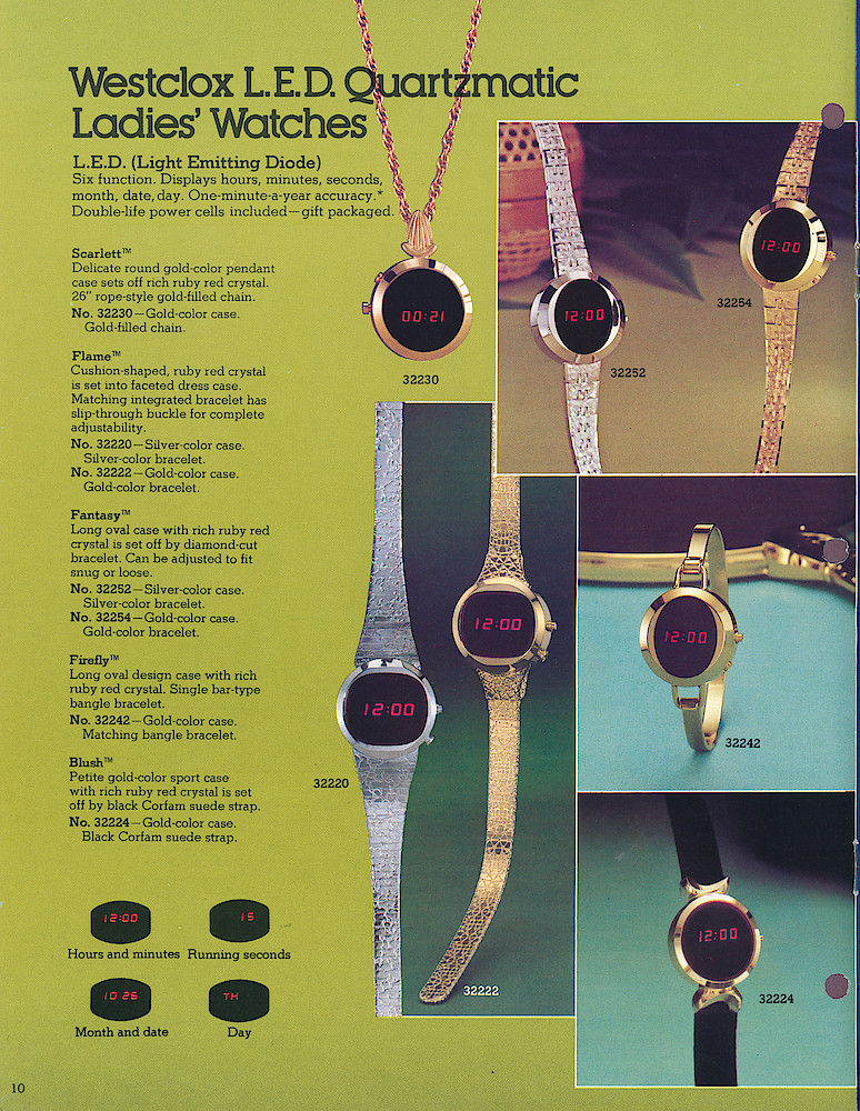 Westclox 1978 - 79 Watch Catalog, Quartzmatic and 17-Jewel > 10