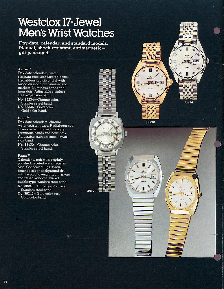 Westclox 1978 - 79 Watch Catalog, Quartzmatic and 17-Jewel > 14