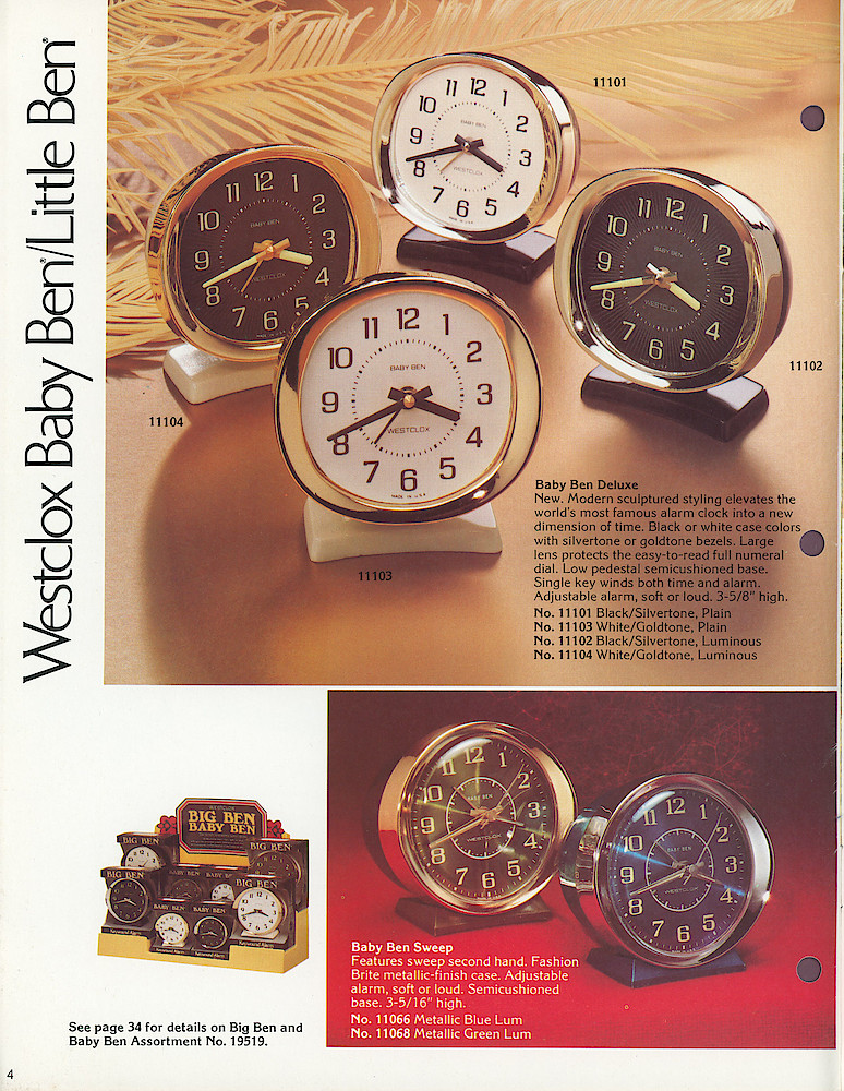 Westclox 1979 - 80 Catalog > 4