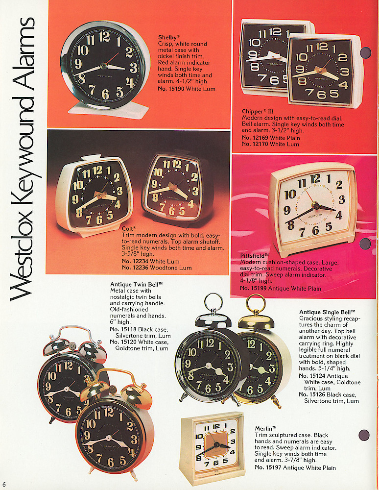 Westclox 1979 - 80 Catalog > 6