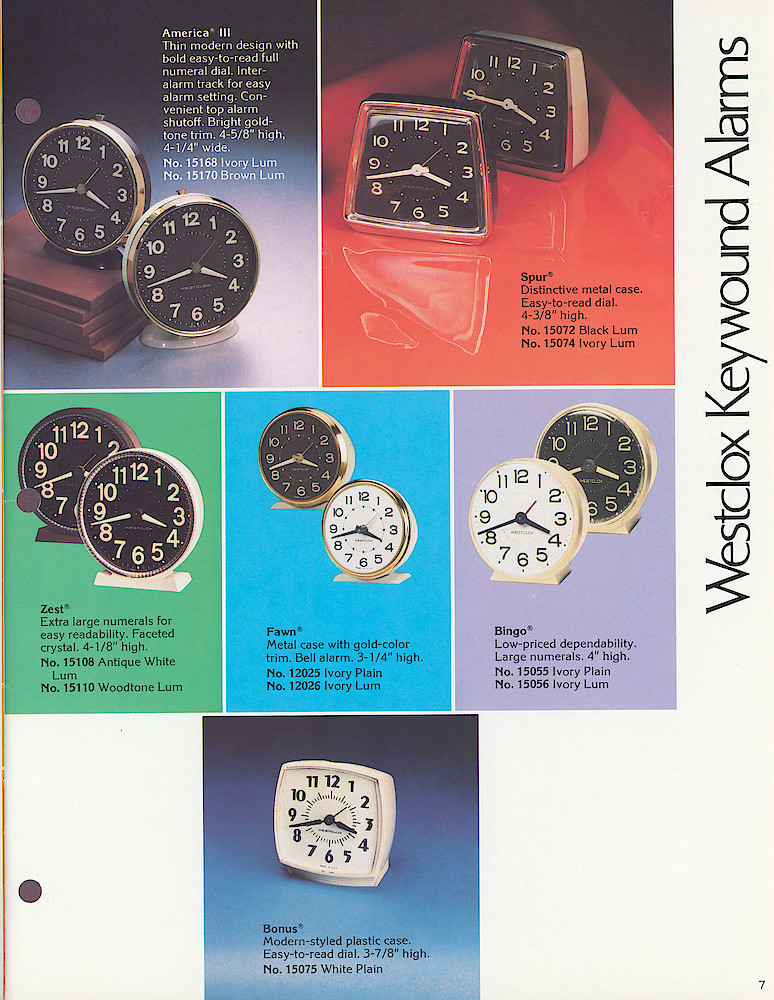 Westclox 1979 - 80 Catalog > 7