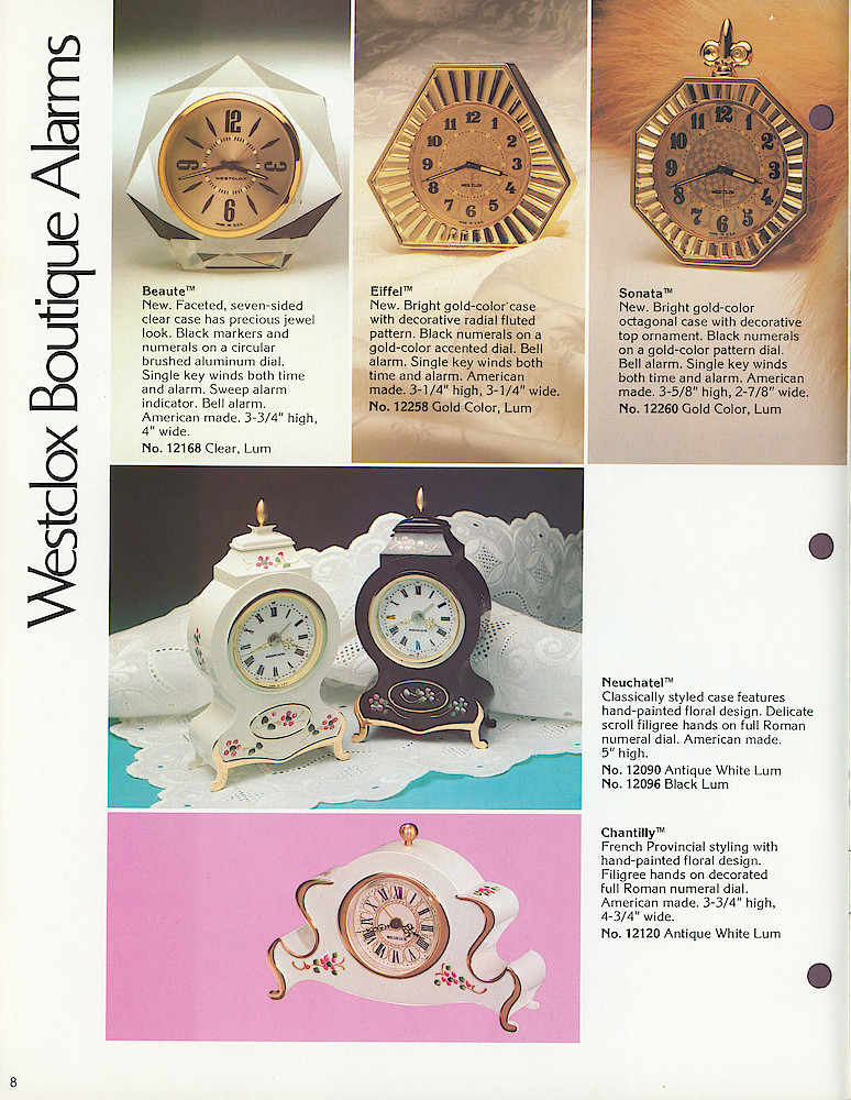 Westclox 1979 - 80 Catalog > 8
