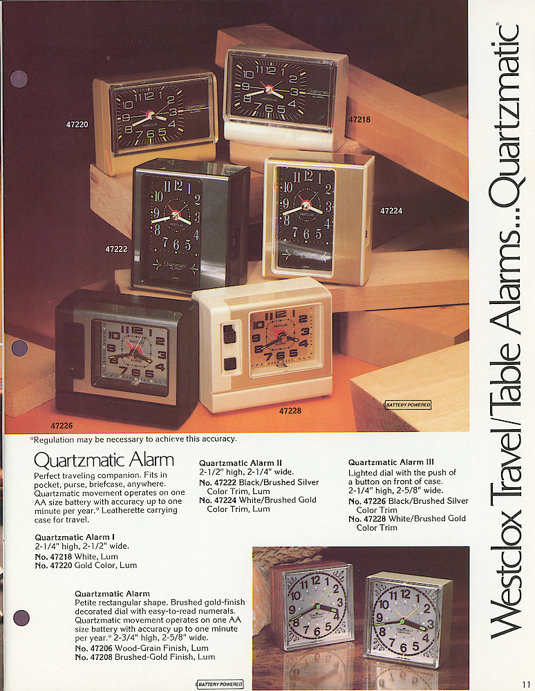 Westclox 1979 - 80 Catalog > 11