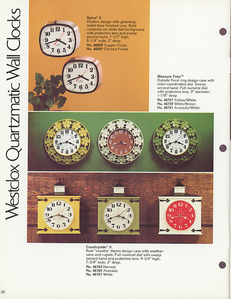 Westclox 1979 - 80 Catalog > 20