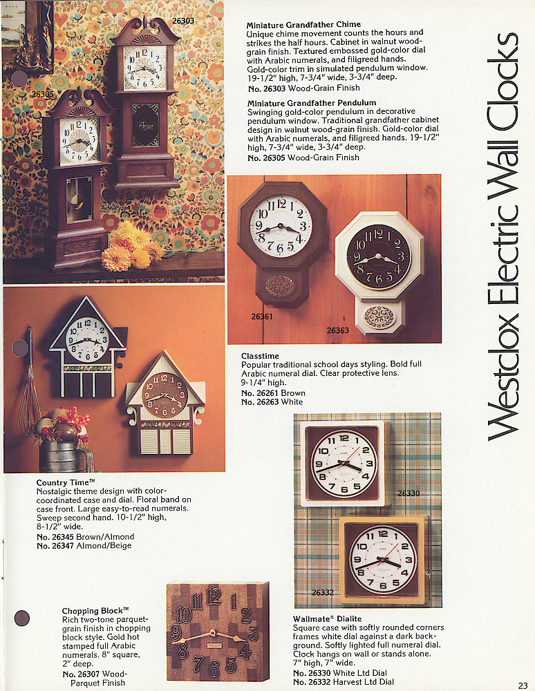 Westclox 1979 - 80 Catalog > 23