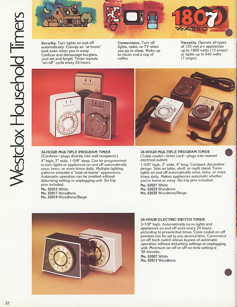 Westclox 1979 - 80 Catalog > 32