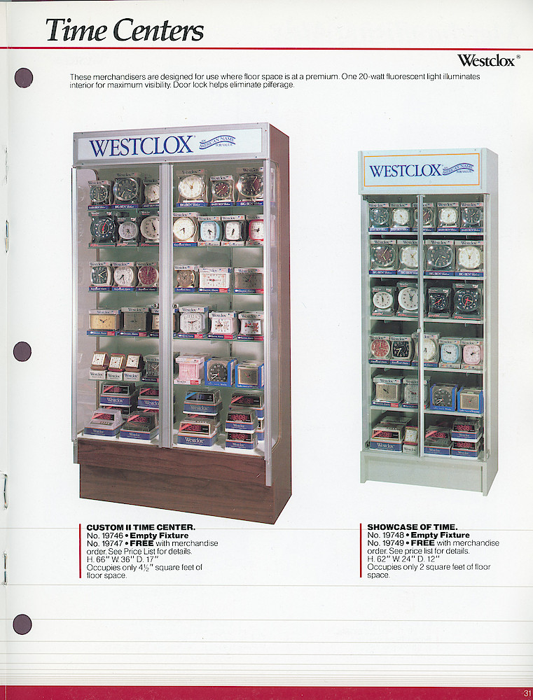 Westclox and Seth Thomas 1990 Catalog > 31