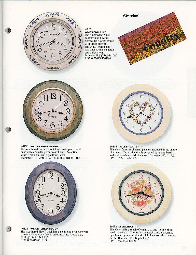 Westclox 1996 Catalog > 7