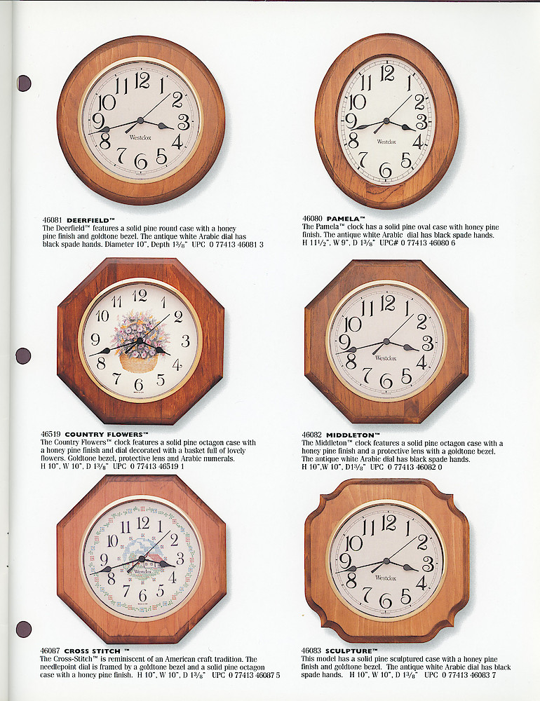 Westclox 1996 Catalog > 9