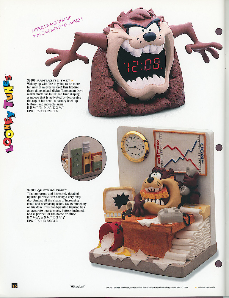 Westclox 1996 Catalog > 36