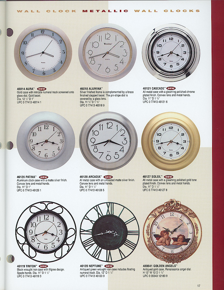 1997 Westclox and Spartus Catalog > 17