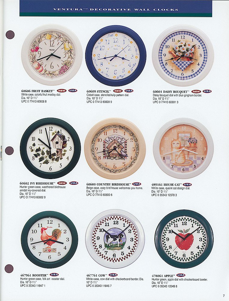 1998 Westclox Catalog > 7