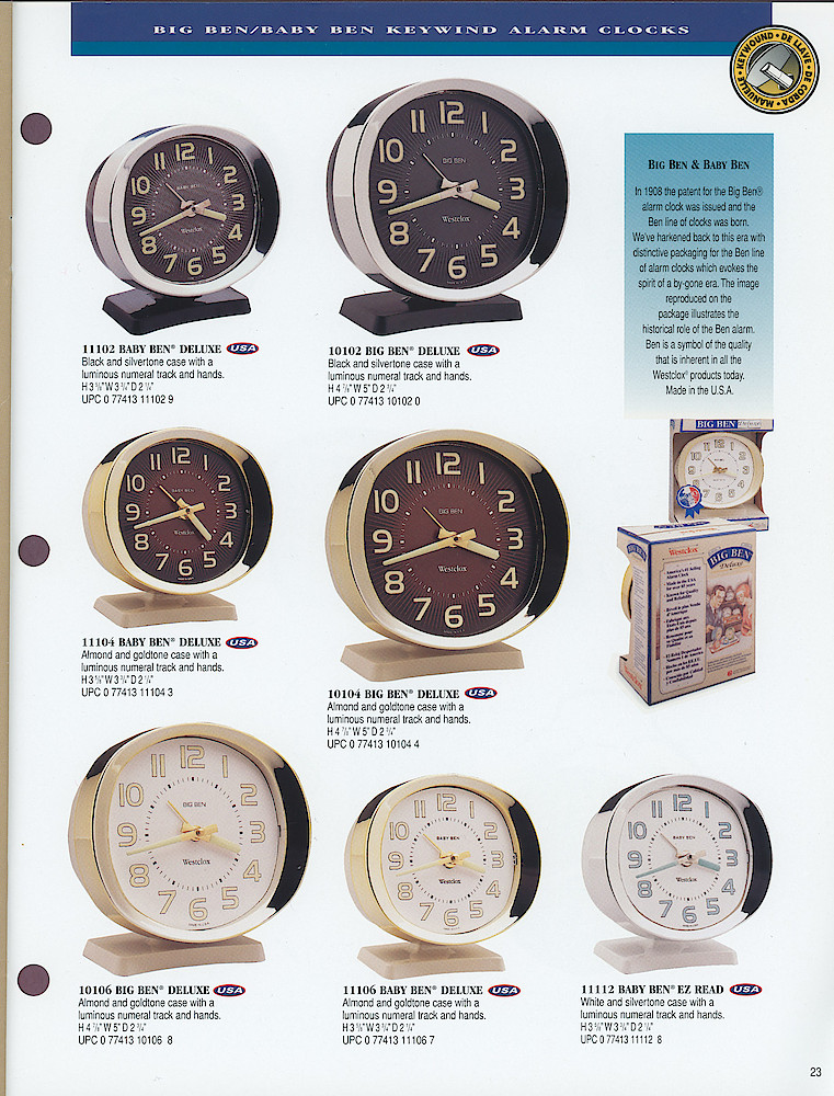 1998 Westclox Catalog > 23