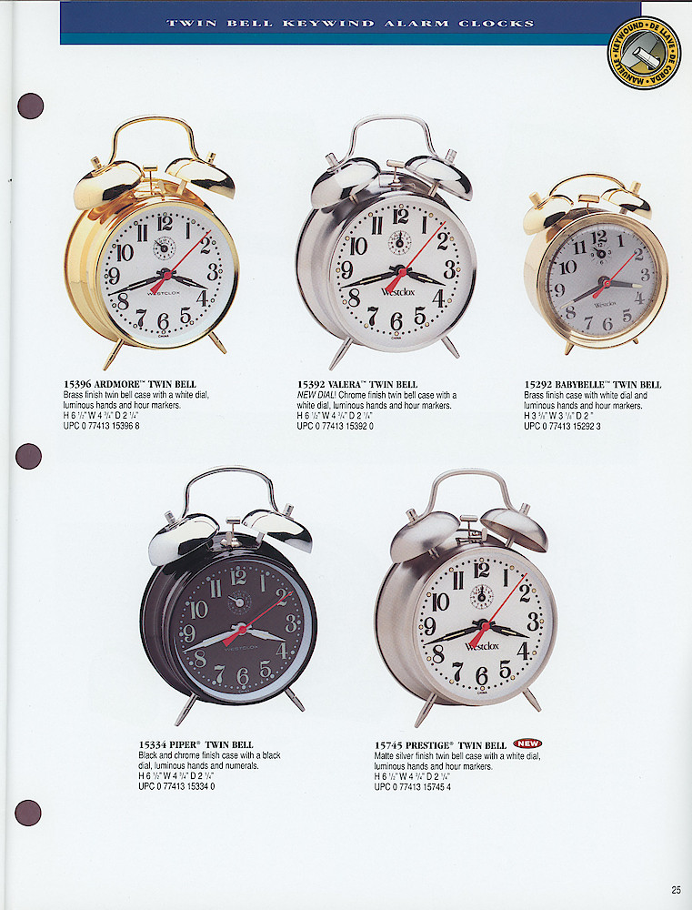 1998 Westclox Catalog > 25