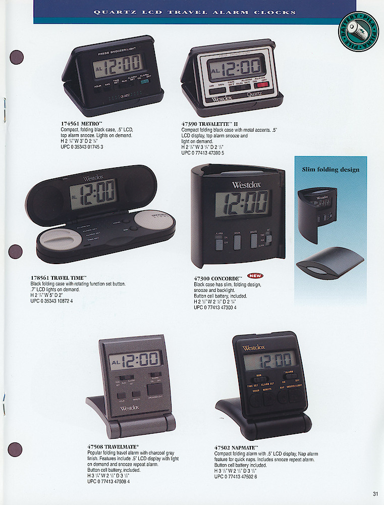 1998 Westclox Catalog > 31