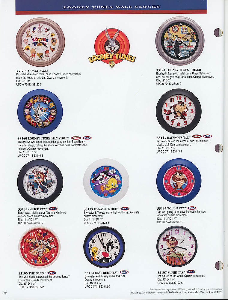 1998 Westclox Catalog > 42