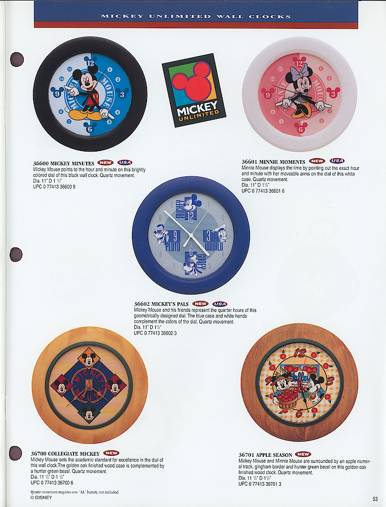 1998 Westclox Catalog > 53