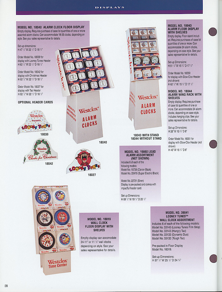 1998 Westclox Catalog > 58