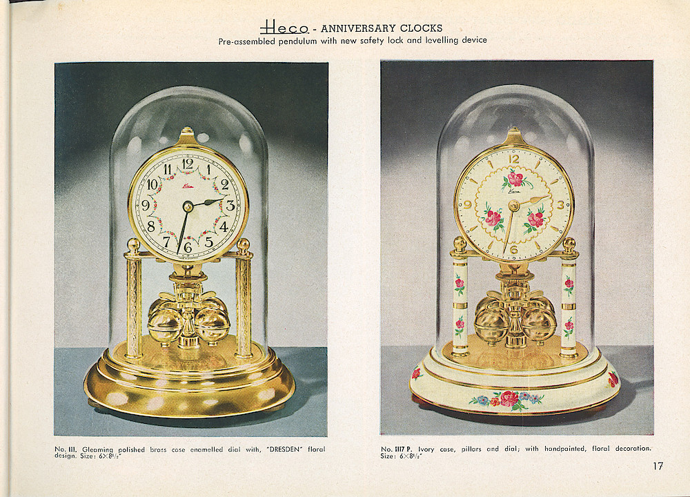 Heco Clock Catalog ca. 1950 > 17