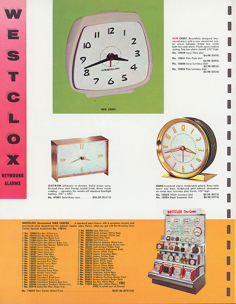 Westclox 1962 New Full Line Catalog > 2