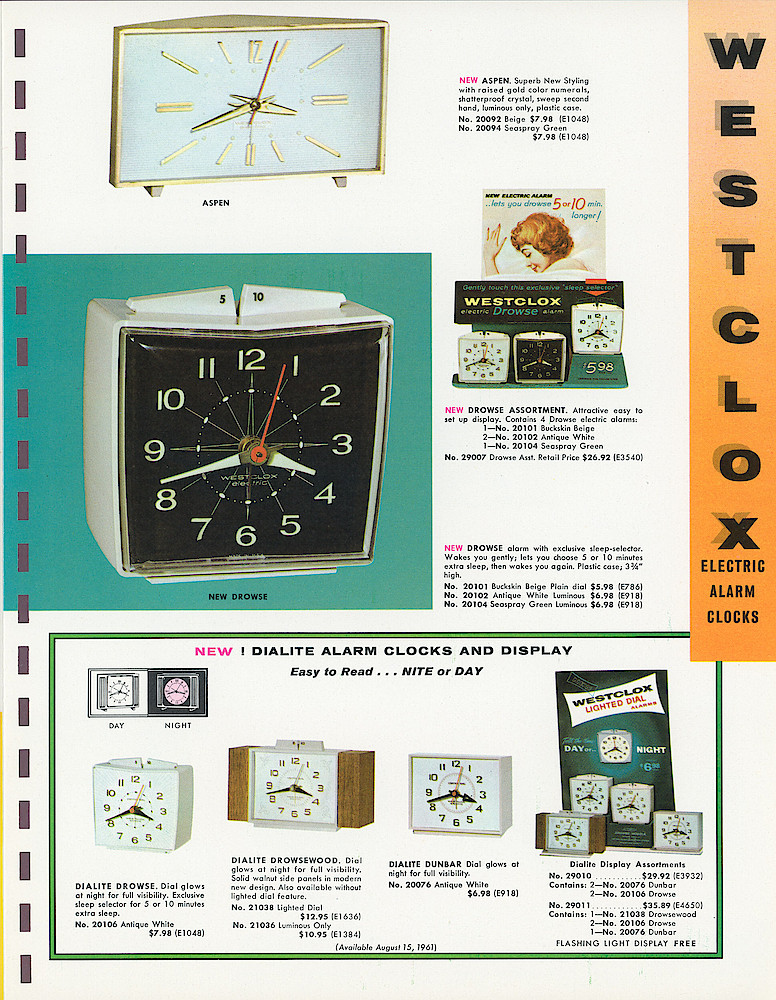 Westclox 1962 New Full Line Catalog > 5