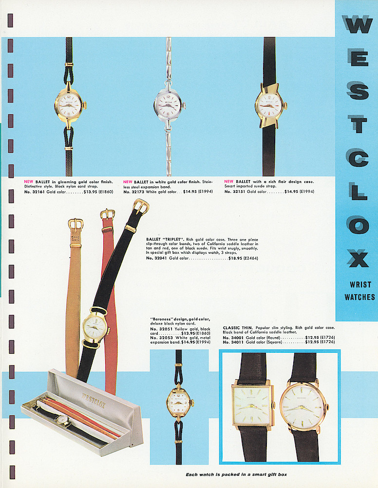 Westclox 1962 New Full Line Catalog > 9