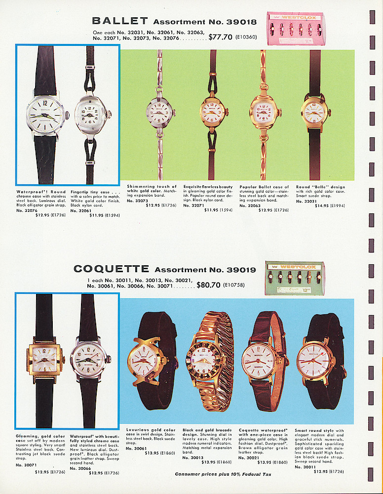 Westclox 1962 New Full Line Catalog > 10