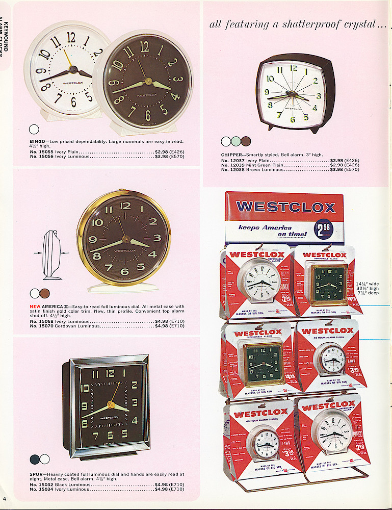 1964 - 65 Westclox Catalog > 4