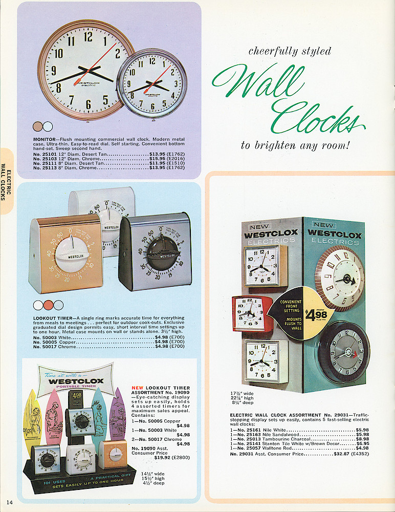 1964 - 65 Westclox Catalog > 14
