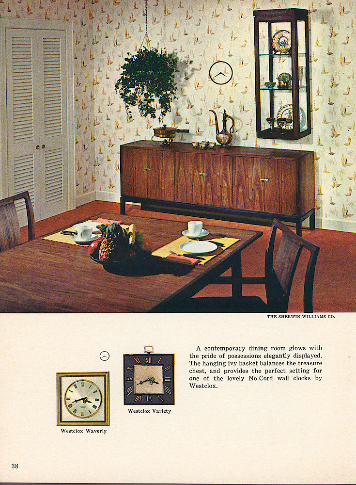 Clocks in Home Decoration. Edited in collaboration with Good Housekeeping Magazine. > 38