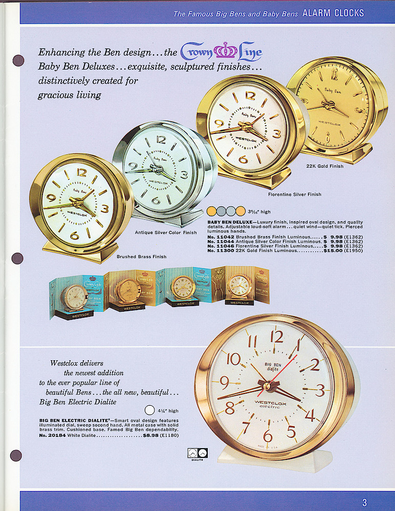 Westclox 1966 - 1967 Catalog > 3