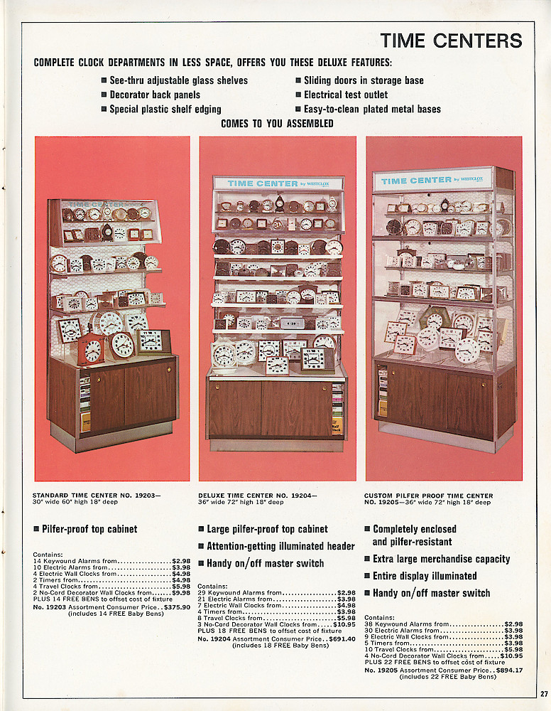 Westclox 1968 - 1969 Catalog > 27