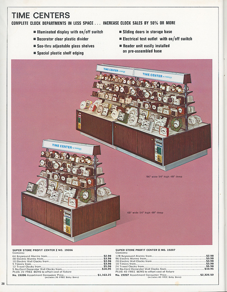 Westclox 1968 - 1969 Catalog > 28