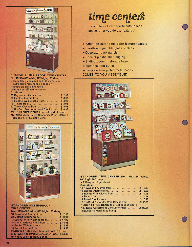 Westclox Catalog 1969 - 1970 > 24