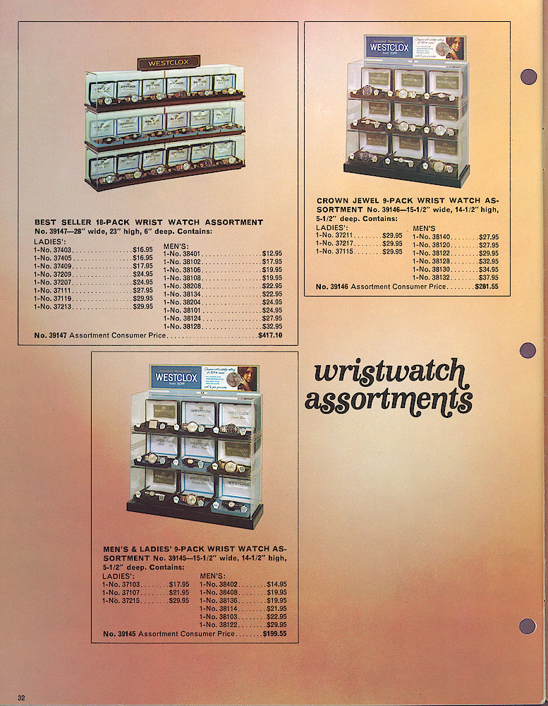 Westclox Catalog 1969 - 1970 > 32