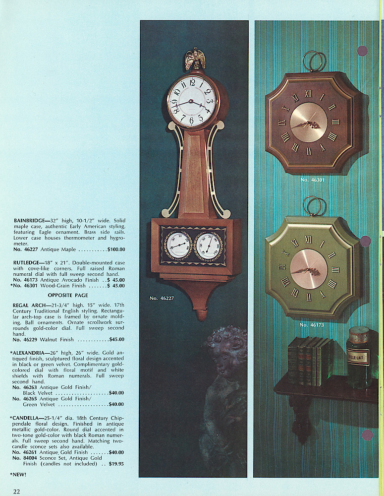 Westclox 1970 - 1971 Catalog. > 22