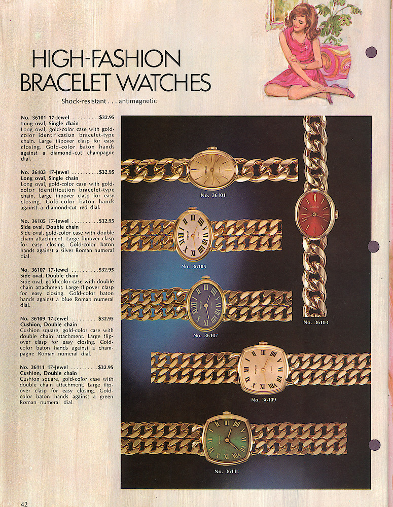 Westclox 1970 - 1971 Catalog. > 42