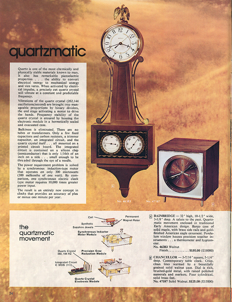 Westclox 1972 - 1973 Catalog > 24